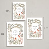 "Winter Greens" - Holiday Cards in Spruce by Cedar and Grey - Formats Available