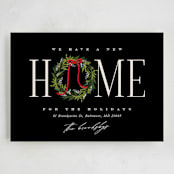 "Classic Home" - Holiday Cards in Cinder by Erin L. Wilson - Full Design