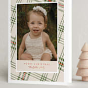 "Tartan Plaid" - Holiday Cards in Christmas Morning by Megan Cash - Folded Card