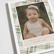 "Tartan Plaid" - Holiday Cards in Christmas Morning by Megan Cash - Detail