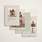 "Holiday Wrap" - Holiday Cards in Moss by Chris Griffith - Back of Card Options