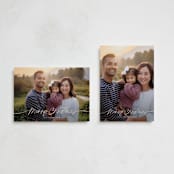 "Faubourg" - Holiday Cards in Pudding by Leia Matt - Photo Orientation Options