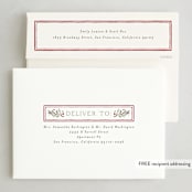 "Pine Frame" - Holiday Cards in Wreath by Everett Paper Goods - FREE Recipient Addressing