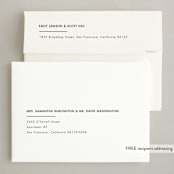 "Hartford" - Holiday Cards in Latte by Carolyn Nicks - FREE Recipient Addressing