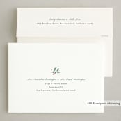 "Sketched Holly" - Holiday Cards in Candy by frau brandt - FREE Recipient Addressing