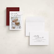 "Elements" - Holiday Cards in Coal by Pixel and Hank - Assembled