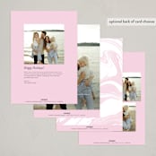 "Modern Traditionalist" - Holiday Cards in Winter by Morgan Kendall - Back of Card Options