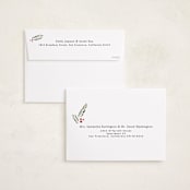 "Teaberry Stained Glass" - Holiday Cards in Garland by Thomas Ward - FREE Recipient Addressing