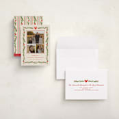 "Disney’s mickey Vintage holiday greens" - Holiday Cards in Stocking by Creo Study - Assembled