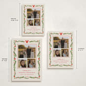 "Disney’s mickey Vintage holiday greens" - Holiday Cards in Stocking by Creo Study - Formats Available