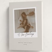 "holiday snapshot" - Holiday Cards in Cream by Karidy Walker - Folded Card