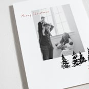 "Treelot" - Holiday Cards in Ash by Robin Ott - Detail