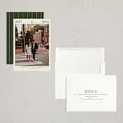 "serif snapshot" - Holiday Cards in Cream by Ellen Schlegelmilch - Assembled