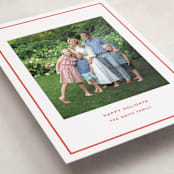 "Bowery" - Holiday Cards in Candy Cane by Megan Davis - Detail