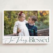 "Merry Mix" - Holiday Cards in Evergreen by Carolyn MacLaren - Front