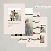 "Merry Mantle" - Holiday Cards in Cider by Ashley Iwafuchi - Back of Card Options