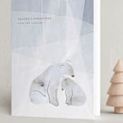 "On Ice" - Holiday Cards in Snow by Tamara Hilje - Folded Card