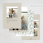 "Decorated Christmas" - Holiday Cards in Frost by Susan Moyal - Back of Card Options