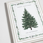 "Decorated Christmas" - Holiday Cards in Frost by Susan Moyal - Detail