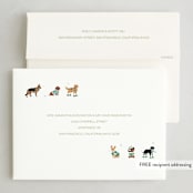 "Holiday Dogs" - Holiday Cards in Sage by tara berg - FREE Recipient Addressing
