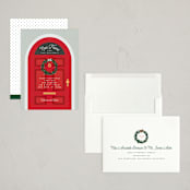 "Holiday Move" - Holiday Cards in Poinsettia by Erica Krystek - Assembled