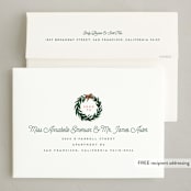 "Holiday Move" - Holiday Cards in Poinsettia by Erica Krystek - FREE Recipient Addressing