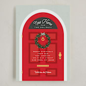 "Holiday Move" - Holiday Cards in Poinsettia by Erica Krystek - Full Design