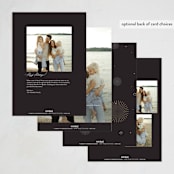 "fancy fireworks" - Holiday Cards in Midnight by Kamala Nahas - Back of Card Options