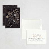 "fancy fireworks" - Holiday Cards in Midnight by Kamala Nahas - Assembled