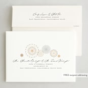 "fancy fireworks" - Holiday Cards in Midnight by Kamala Nahas - FREE Recipient Addressing