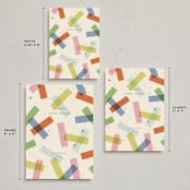 "confetti strips" - Holiday Cards in Candy by Ellen Schlegelmilch - Formats Available