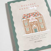"Holiday Greetings" - Holiday Cards in Pine by Pixel and Hank - Detail