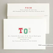 "Cheer leader" - Holiday Cards in Festive by Lea Delaveris - FREE Recipient Addressing