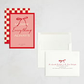 "Everything" - Holiday Cards in Rose by Jennifer Lew - Assembled