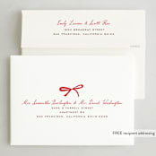 "Everything" - Holiday Cards in Rose by Jennifer Lew - FREE Recipient Addressing
