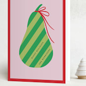 "Pear" - Holiday Cards in Pear by mo kelley - Folded Card