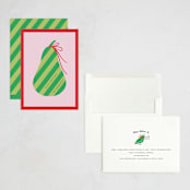 "Pear" - Holiday Cards in Pear by mo kelley - Assembled