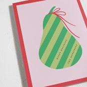 "Pear" - Holiday Cards in Pear by mo kelley - Detail