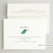 "Pear" - Holiday Cards in Pear by mo kelley - FREE Recipient Addressing