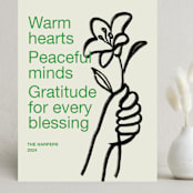 "Offering" - Holiday Cards in Grass by Annie Clark - Front