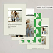 "Offering" - Holiday Cards in Grass by Annie Clark - Back of Card Options