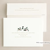"Winter Gardens" - Holiday Cards in Snow by Kelly Ventura - FREE Recipient Addressing