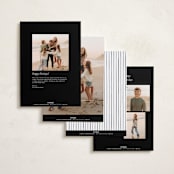 "enlighten" - Holiday Cards in Cotton by Carolyn Nicks - Back of Card Options