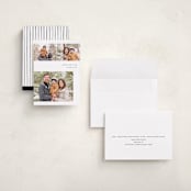 "enlighten" - Holiday Cards in Cotton by Carolyn Nicks - Assembled