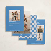 "Good vibes in 25" - Holiday Cards in Bluebell by Jackie Crawford - Back of Card Options
