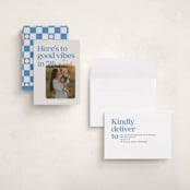 "Good vibes in 25" - Holiday Cards in Bluebell by Jackie Crawford - Assembled
