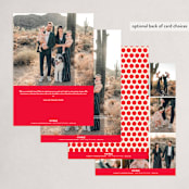 "Pine Mountain" - Holiday Cards in Pine by Alex Elko Design - Back of Card Options