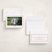 "Bowery" - Holiday Cards in Candy Cane by Megan Davis - Assembled