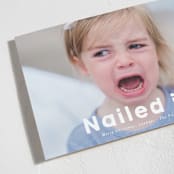 "Nailed It" - Holiday Cards in Snow by Jackie Crawford - Detail
