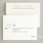 "Caroling" - Holiday Cards in Snow by Robert and Stella - FREE Recipient Addressing